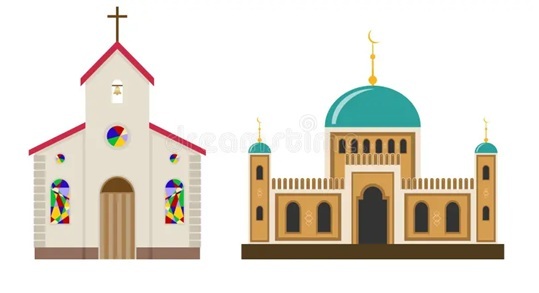mosqueé et église