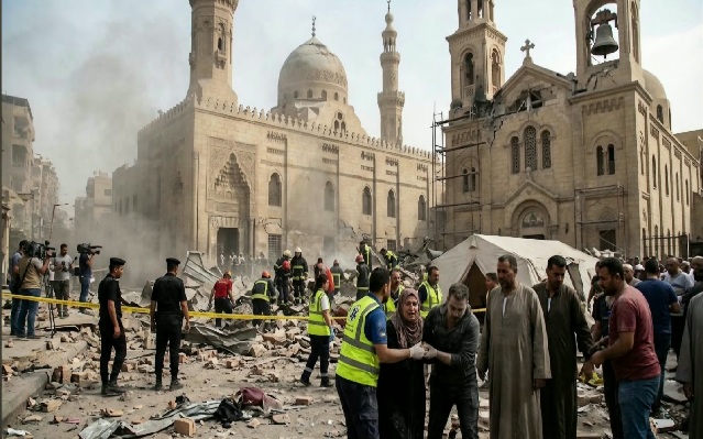 destructions mosquées et églises